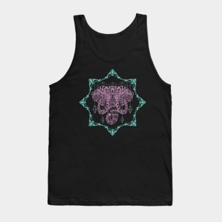 Elephant Mandala - Boho Animal Art Tank Top